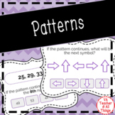 Patterns - Repeating and Growing Boom Cards SOL 3.16