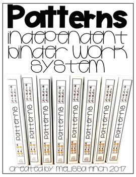 Preview of Patterns- Binder Basics Work System