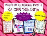 Patterns Task Cards with QR Code Answers!