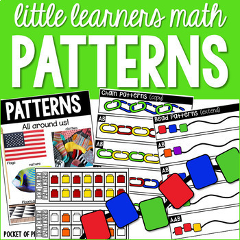 Preview of Patterns Unit for Preschool, Pre-K, and Kindergarten