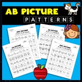 Patterns Worksheet Bundle  - AB and ABC Math Patterns