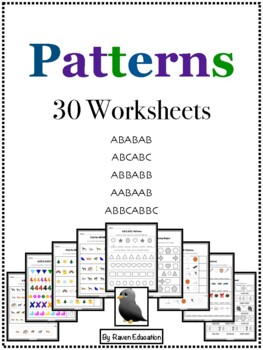 Shape Patterns Worksheets Teachers Pay Teachers