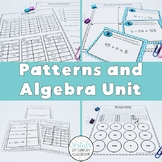 Patterns and Algebra Lessons (Math SOL 5.18, 5.19) {Digita