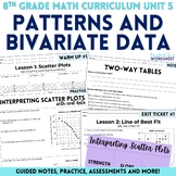 Patterns and Bivariate Data Unit 8th Grade Math Curriculum