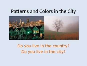 Preview of Patterns and Colors in the City