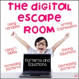 Patterns and Equations Grade 5 Digital Escape Room Distanc