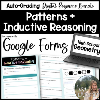 Preview of Patterns and Reasoning - Google Forms Homework