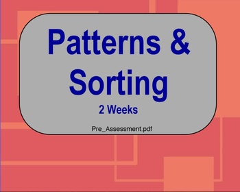 Preview of Patterns and Sorting Flipchart Unit