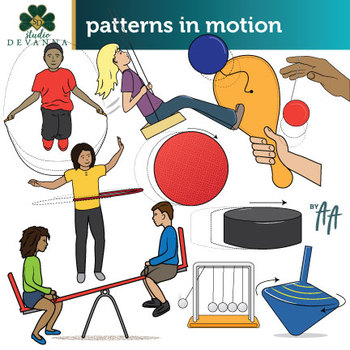 Preview of Patterns in Motion Clip Art