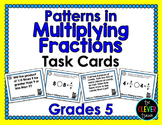 Fractions Multiplication Patterns Task Cards