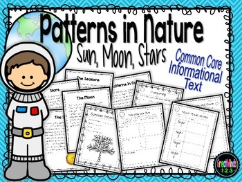 Preview of Patterns in Nature - sun, moon, stars, seasons