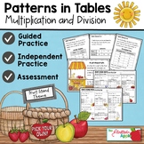 Patterns in Tables {Multiplication and Division}