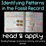 Patterns in the Fossil Record Read and Apply (NGSS MS-LS4-