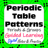 Preview of Patterns in the Periodic Table: Groups/Families Guided Learning Notes & Practice