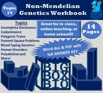 Preview of Genetics of Inherited Traits: NonMendelian Inheritance Patterns Problem Workbook
