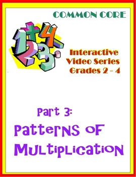 Preview of Patterns of Multiplication (Common Core Standards)
