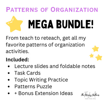 Preview of Patterns of Organization - Mega Bundle!!