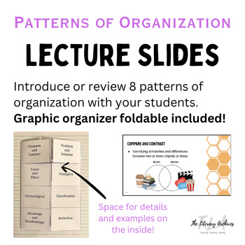 Preview of Patterns of Organization - Slides and Notes