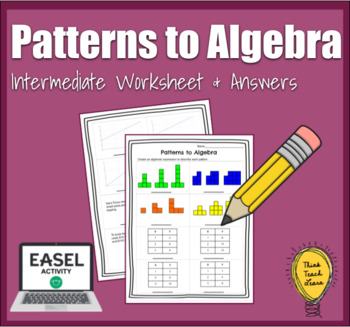 Preview of Patterns to Algebra