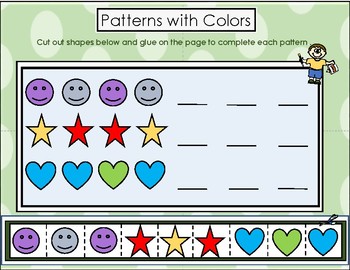 Preview of Preschool Practice - Patterns with Colors