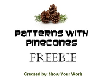 Preview of Patterns with Pinecones