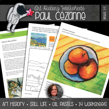 Preview of Paul Cézanne Art History Workbook and Activities - Still life drawing