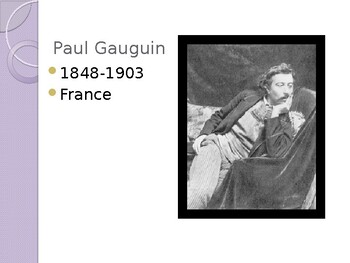 Preview of Paul Gauguin PowerPoint