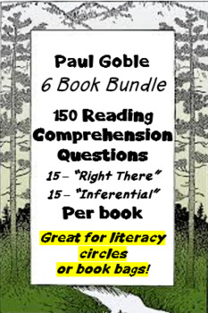 Preview of Paul Goble - Native American Stories - Question Bank BUNDLE Save 50%
