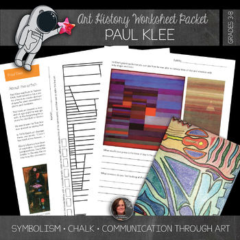 Preview of Paul Klee Art History Workbook & Art Activities -Famous Artist Biography Unit