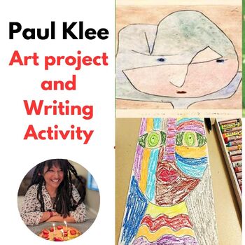 Preview of Paul Klee Art Lesson Klee Inspired Masks Writing Activity Art History