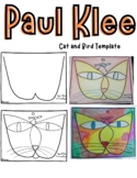 Paul Klee Cat and Bird Art Lesson Template