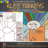Paul Klee Turkeys Interactive - Abstract Art - Thanksgivin