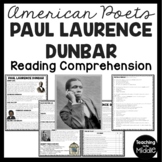 Paul Laurence Dunbar Biography Reading Comprehension Works