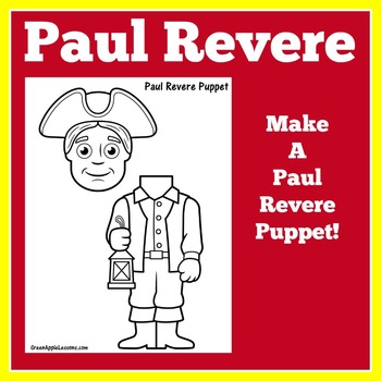 Paul Revere Worksheet Activity by Green Apple Lessons | TpT