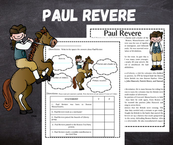 Preview of Paul Revere
