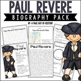 Paul Revere Biography Unit Pack American Revolution