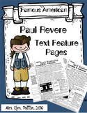 Paul Revere Text Features Page