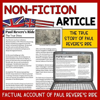 Literary Analysis: Response To Paul Reveres Ride