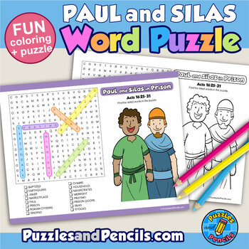 free paul and silas coloring pages