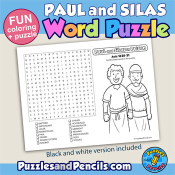 free paul and silas coloring pages