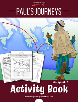 Preview of Paul's Journeys Activity Book