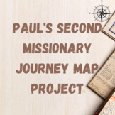 Paul's Second Missionary Journey Map Project
