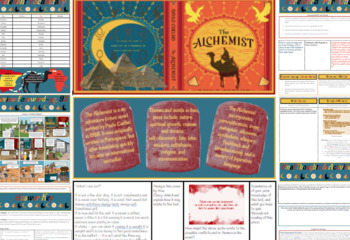 Preview of Paulo Coelho's The Alchemist Novel Study and Answer Key