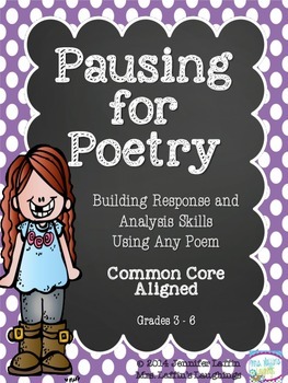 Preview of Pausing for Poetry - Understanding Poetry in 10 Minutes a Day
