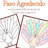 Pavo Agradecido - Spanish Thanksgiving Gratitude Turkey