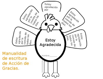 Preview of Pavo de Acción de Gracias