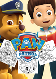 Paw Patrol Coloring Book (40 Pages) - A Fun and Engaging A