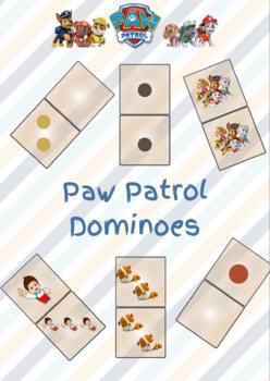 Paw Patrol 6033087 Dominoes Game in Tin