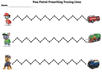 Results for paw patrol printables tracing | TPT