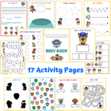 Paw Patrol Preschool Learning Worksheets | Autism | Kinder